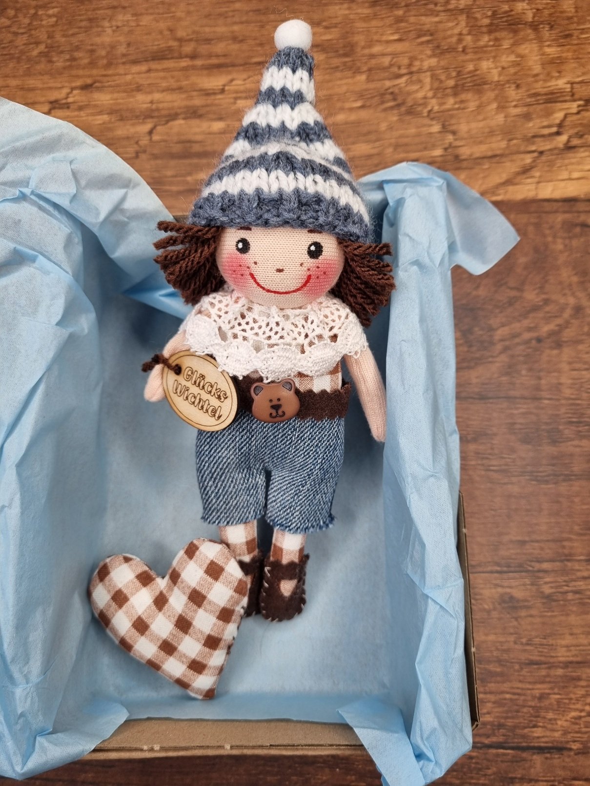 Mini Wichtel jeans-braun – Bild 3
