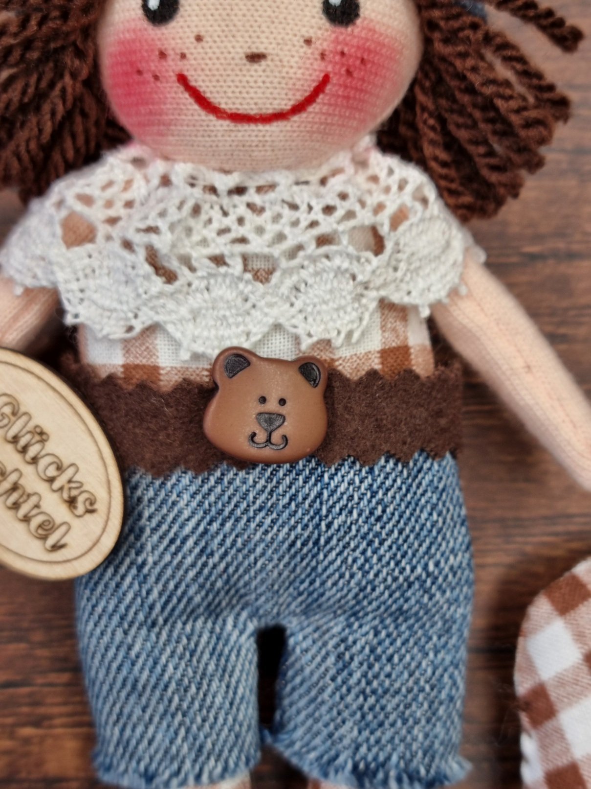 Mini Wichtel jeans-braun – Bild 2